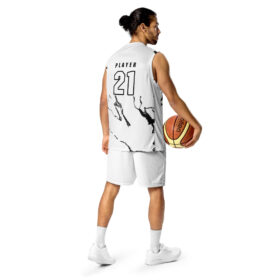 Recyceltes Unisex-Basketballtrikot